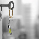 High Voltage Anti-Static Keychain Car Body Static Eliminator (Yellow) Newly