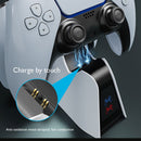 For DualSense Charger 2-Pin Contact Dual Controller Fast Charging Station Newly