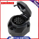 Everpert 13 Pin Plastic Euro Outlet Pendant Plug Trailer Clutch Light