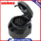 Everpert 13 Pin Plastic Euro Outlet Pendant Plug Trailer Clutch Light