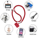 Universal Crossbody Patch Phone Lanyards with Buckle Adjustable Anti-lost Rop