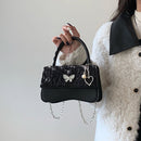 Butterfly Love Shoulder Bag Women Mini Heart Chain Messenger Portable Handbag