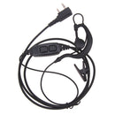 2 Pin Dual PTT Earpiece Headset Mic for Baofeng UV-82 UV-8D Walkie Talkies