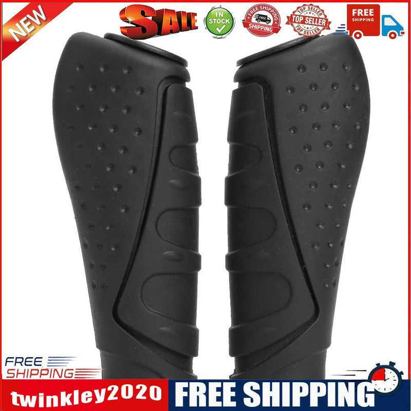 1pair Bicycle Handlebar Protective Case Rubber MTB Bike Non-slip Grip Cover
