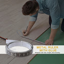 Stainless Steel Miter Track Tape Self Adhesive Woodworking Ruler (M 1m) Newly
