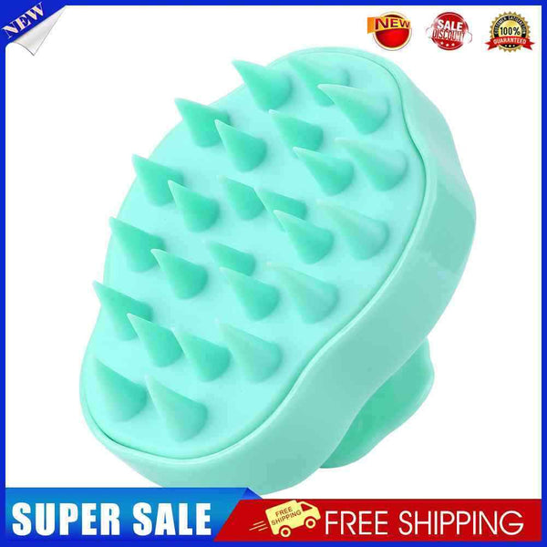 Silicone Hair Comb Shampoo Massage Brush Head Muscle Relaxer Bathroom Acces