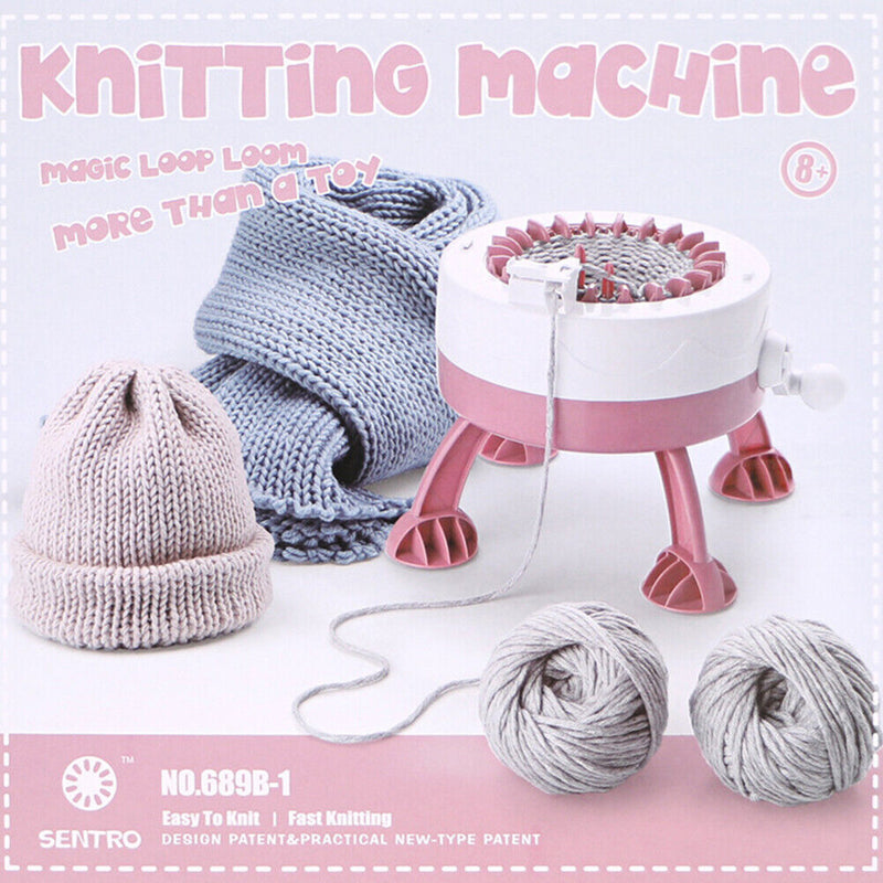 22 Needles Handmade Wool Knitting Machine Rotating Sewing Tool for Kids Newly