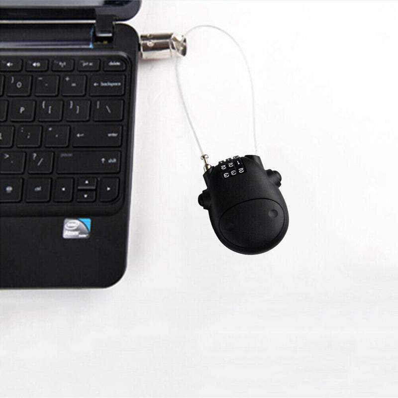 Universal Anti Theft Bicycle Helmet Lock Telescopic Suitcase Password Padlock