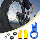 Road Bicycle Valve Nut Set Aluminum Alloy Bike Inner Tube Valve Replacement Kit