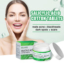 60pcs Salicylic Acid Cotton Pads for Acne Shrinking Pores Facial Exfoliating