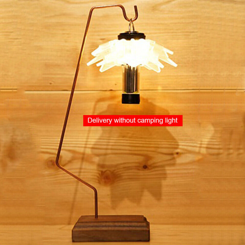 Camping Light Table Desktop Display Stand Portable Outdoor Lantern Lamp Holder