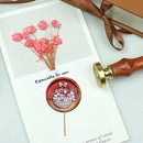 Round Flower Basket Retro Wax Seal Stamp Head Fire Paint for Wedding Invitati