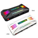 COOLMOON RGB Controller 4Pin PWM 5V 3Pin ARGB Fan Remote Control (White)