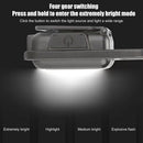 COB LED Mini Portable Keychain Lamp Type-C Rechargeable Torch with Stand Newly