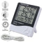 With Clock LCD Digital Thermometer Humidity Meter Temperature Meter Hygrometer
