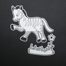 Zebra Flower and Plants Craft Decorative Paper Art Embossing Cutting Die-135687