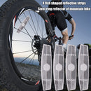 Mountain Bicycle Night Riding Safety Lens Bike Front Rear Warning Reflector