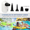 Swimming Ring Air Pump Portable Electric Mini Inflator Lightweight Party Supplie