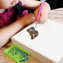 DIY Key Chain Diamond Painting Letters Women Bag Keyring Pendant Gift (B) Newly