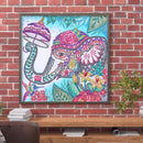 5D Part Drill Diamond Painting DIY Elephant Rhinestone Picture Decor Poster Kit