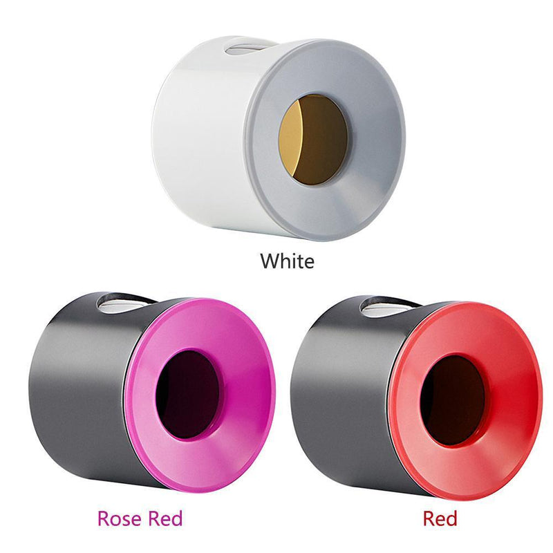 Airbag Comb Base Air Cushion Comb Storage Stand Support for Bathroom (Rose Red)