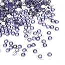 30g 6mm Crystal Rhinestone Acrylic Flat Back for DIY Scrapbooking (Purple)