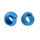 2pcs Thread Stopper Silicone Cross Stitch Clip 2cm Bobbin Spool Holder (Blue)