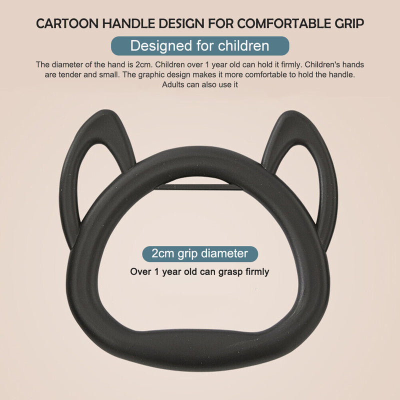 Kids Gym Ring Adjustable Strap Pull Up Strength Training Equipment (1m) Newly