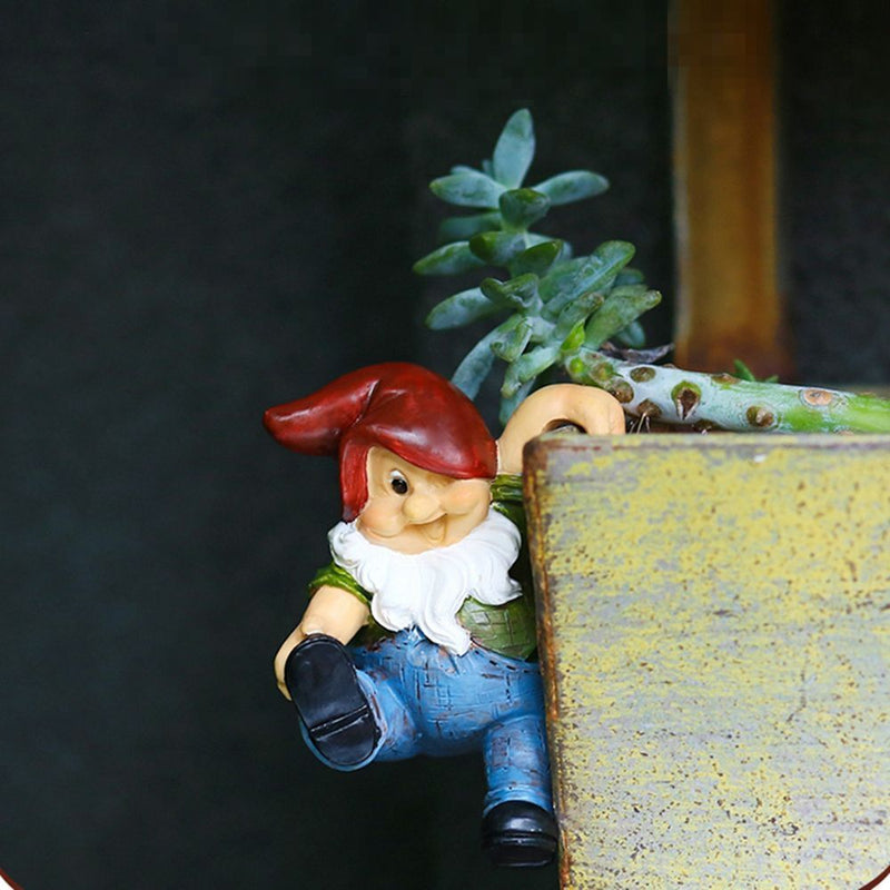 Dwarf Ornaments Elf Pendant Flower Pot Hanging Decoration Climbing Elf