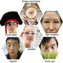 5Colors Filled Pure Silk Amblyopia Eye Patches Occlusion Eyeshade Lazy Eye N4A7