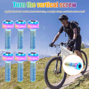 RISK 6pcs M5x16/18mm Titanium Stem Screws Bolt Bicycle Bike MTB Handleable Screws