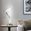 LED Spiral Table Light Eye Protection Reading Lighting Lamp (White Light) Newly