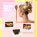 Wood Hair Sticks Chinese Hair Chopsticks for Buns Hairpin Handmade (2pcs)