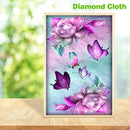 5D Full Drill Diamond Painting Flower Butterfly Cross Stitch Kits (hg345)