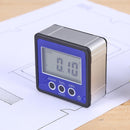 Magnetic Digital Protractor Inclinometer Level Box Angle Finder Box (Blue) Newly