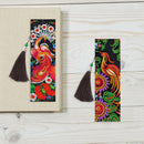 2pcs 5D Diamond Painting Leather Peacock Bookmarks Books Cross Stitch Craft