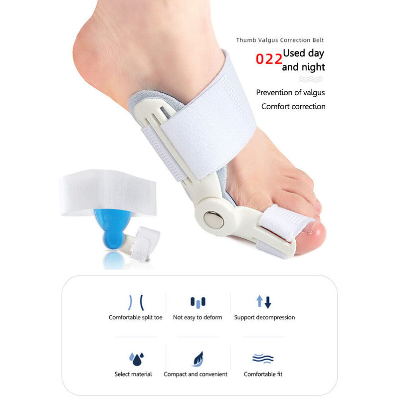 Hallux Valgus Corrector Orthotics Bunion Thumb Straightener Feet Adjuster Newly