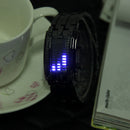 Lovers Steel Blue Luminous LED Electronic Display Watch (Black)(Women) Newly