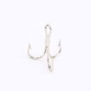50pcs Barbed Crank Sharp Fishing Hooks Tackles with 3 Anchors (4