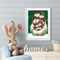 Christmas Snowman Oil Paint By Numbers DIY Drawing Hand Painted Wall Art Craf