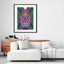 Color Eye Art Picture Part Special Shaped Luminous Diamond DIY Painting Kit