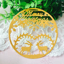 Decor Scrapbooking Embossing Christmas Deer Snowflake Cutting Dies Stencils