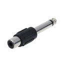 6.5mm to 3.5mm Jack Sound Mixer Microphone Connector Converter Adapter Newly