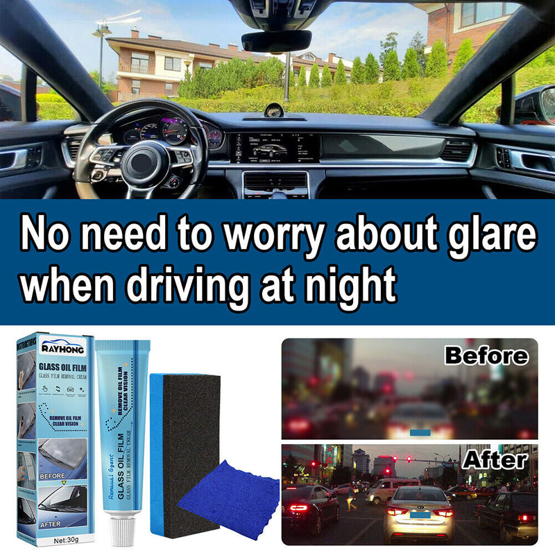 #A Rayhong Glass Oil Film Removing Paste Glasses Cleaners Polish Agent for Windo