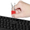 2 in 1 Mechanical Keyboard Key Cap Puller Universal Shaft Removers (Red)