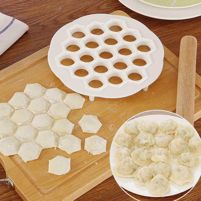 19 Holes Ravioli Dough Press Kitchen DIY Dumpling Maker Portable Mould Nice V0J0