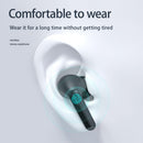 TWS Wireless Headphone Stereo Bluetooth-compatible Earbuds Earphone (Black)