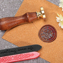 Fire Paint Seal Brass Head Invitation Card Wax Stamp for Wedding Card Decor