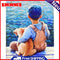 Holding Dog Boy Oil Paint By Numbers Kits Canvas Picture DIY Wall Art Craft Sets