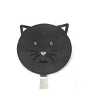 Cute Cat Spatula Black Nylon Nonstick Spatula Heat Flipper W9X3 Hot Z4M6 G1N4